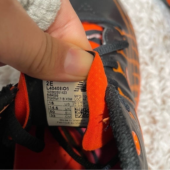 New Balance Metal Baseball Shoes Cleats Orange NEW​​​​ main image 7